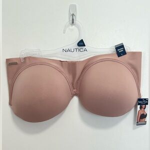 NWT Náutica Women blush Strapless Bra